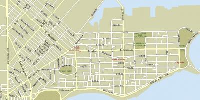 Bản đồ của Boston mass