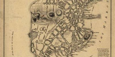Bản đồ của lịch sử Boston