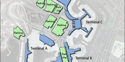 Bản đồ của sân bay Logan, Boston