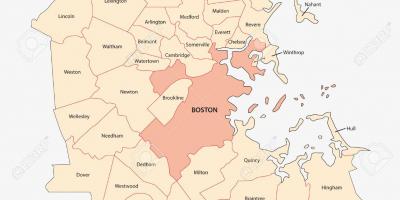 Metro Boston bản đồ