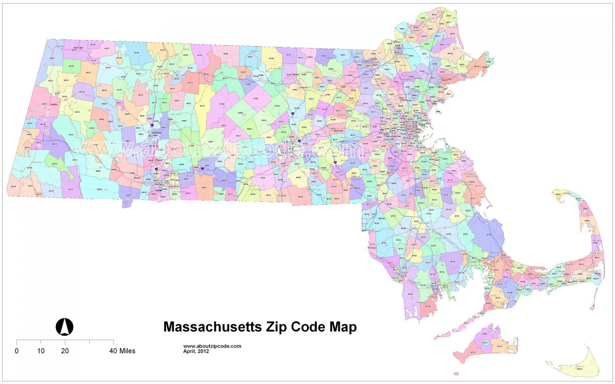 mã bản đồ của Boston