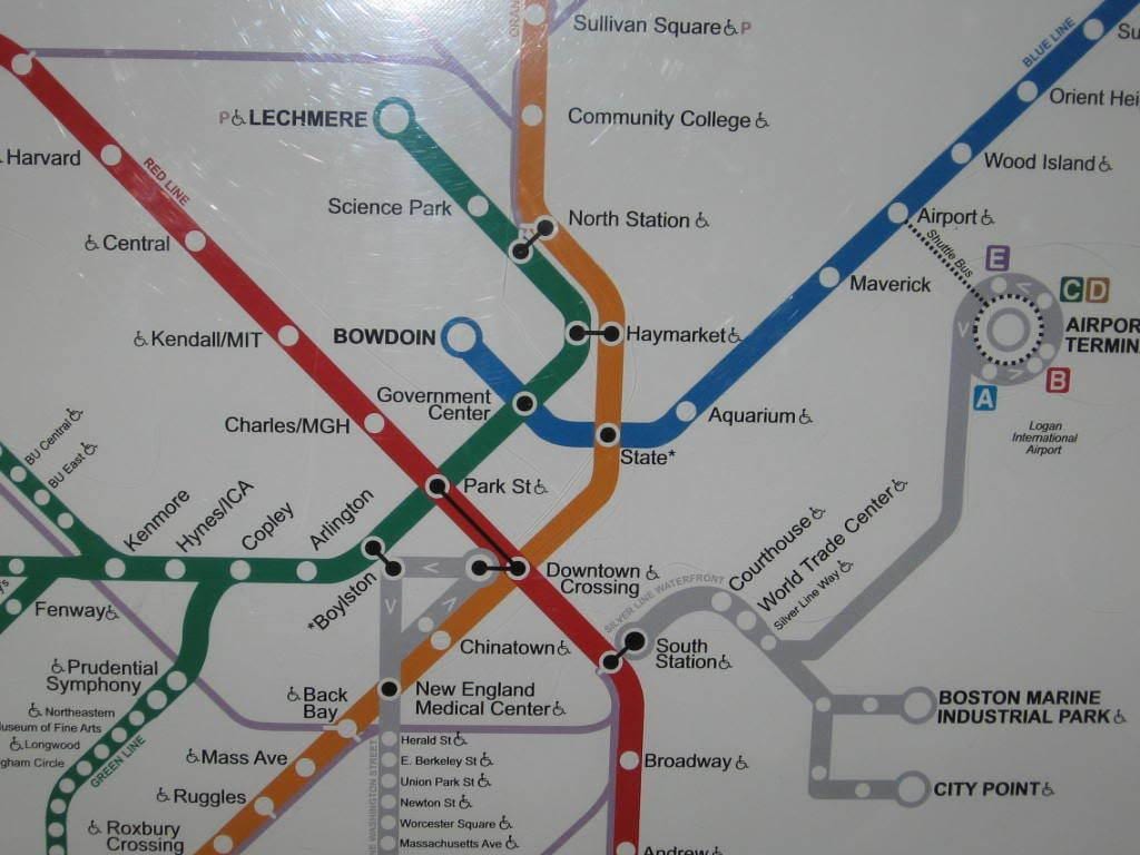 Boston nam ga bản đồ