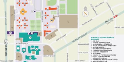 Trong khuôn viên trường đại học y Harvard bản đồ