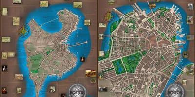 Bản đồ của Boston năm 1776