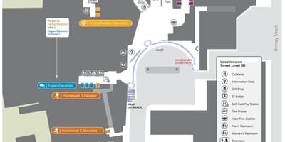 Bản đồ của bệnh viện Boston