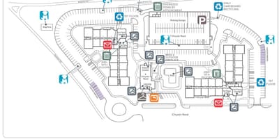 Bản đồ của các maine Mall